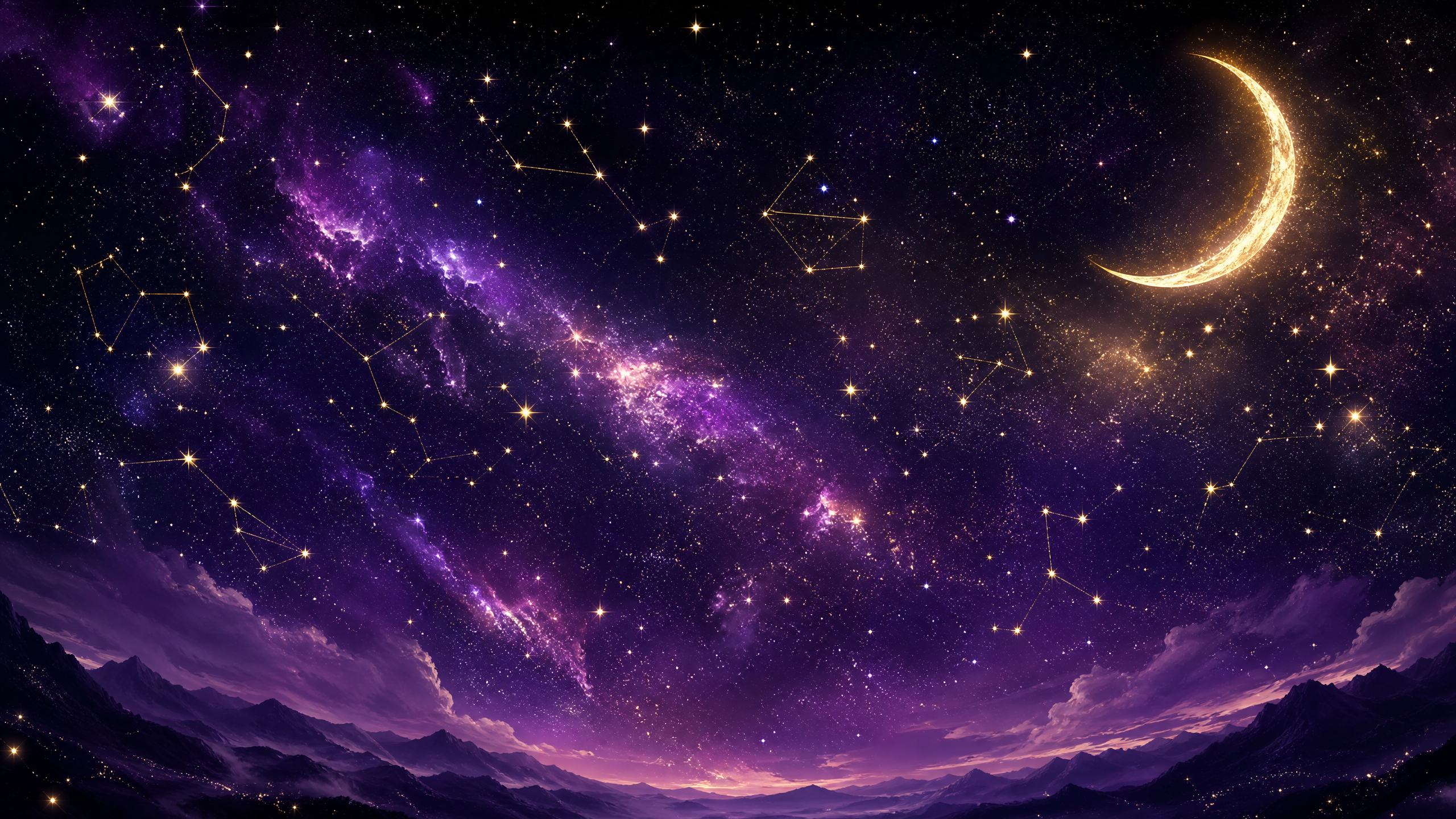 星空背景-宇宙星座图